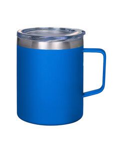 Prime Line MG407 - 12oz Vacuum Insulated Coffee Mug With Handle Reflex Blue