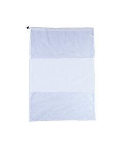 Prime Line BG605 - Duo Mesh-Polyester Laundry Bag Blanco