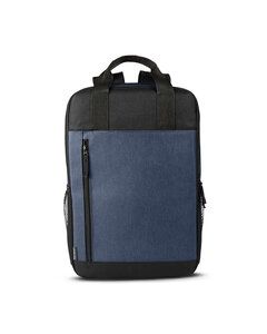Prime Line BG360 - Austin Nylon Collection Laptop Backpack Hthr Navy Blue
