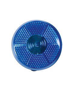 Prime Line FC201 - Round Flashing Button TRANSLUCENT BLUE