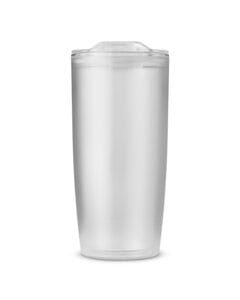 Prime Line MG214 - 22oz Frosted Double Wall Tumbler Clear