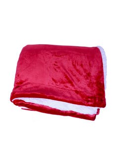 Palmetto Blanket Company CHPM506 - Challenger Lambswool Throw Rojo