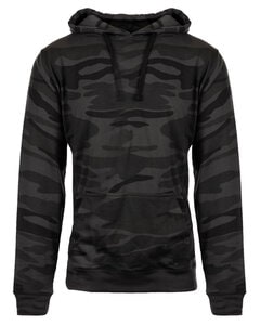 Burnside B8605 - Men's Fleece Pullover Black Camo/Blk