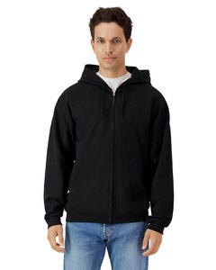 Gildan SF600 - Unisex Softstyle Fleece Hooded Sweatshirt Negro
