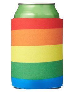 Prime Line CH108 - b.free Folding Can Cooler Sleeve Rainbow