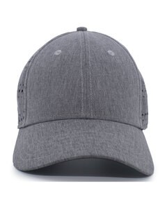 Pacific Headwear P747 - Perforated Cap Grey Heather
