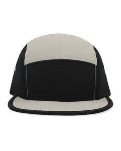 Pacific Headwear P781 - Packable Camper Cap Black/Silver