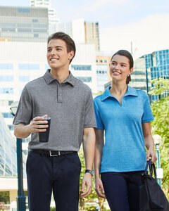 Devon & Jones DG22 - Mens CrownLux Performance Address Mélange Polo