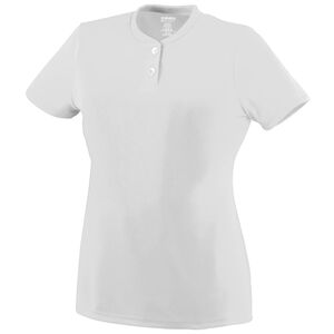 Augusta Sportswear 1213 - Girls Wicking Two Button Jersey