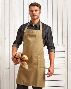 Artisan Collection by Reprime RP132 - Unisex Cotton Chino Bib Apron