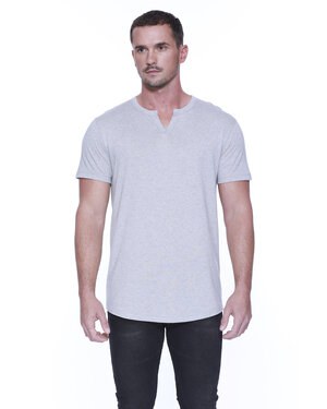 StarTee ST2822 - Mens Cotton/Modal Slit V-Neck