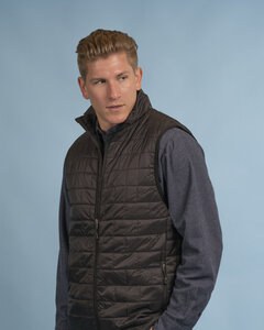 Burnside 8703BU - Adult Box Quilted Puffer Vest