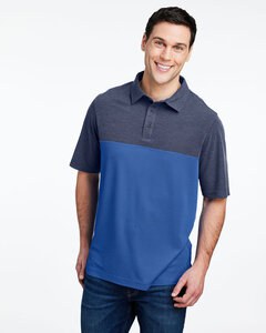 Core365 CE112C - Mens Fusion ChromaSoft Colorblock Polo