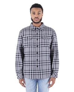 Shaka Wear SHPFJ - Mens Plaid Flannel Jacket