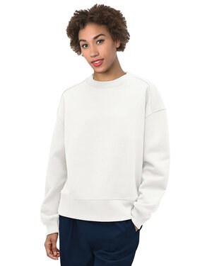 Bayside 7702BA - Ladies Crewneck Sweatshirt