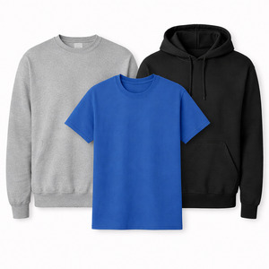 Pack Gildan de 3 piezas: Sudadera con capucha 18500 + Sudadera 18000 + Camiseta 5000